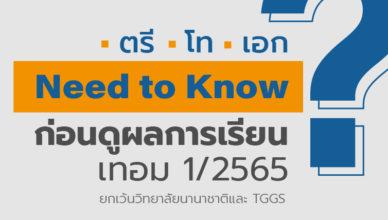 จำเป็นต้องรู้ ก่อนดูผลการเรียน เทอม 1-2565